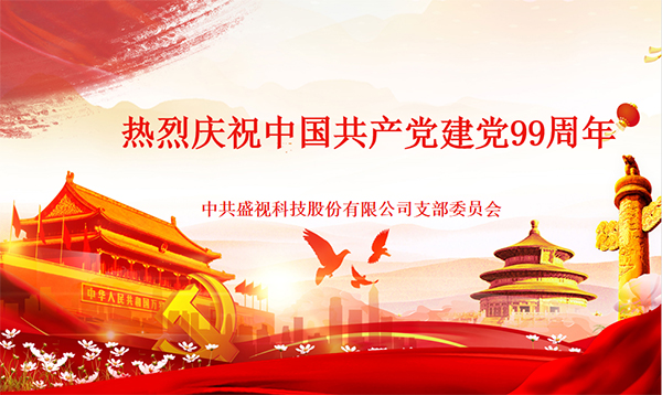 盛视党建动态|华体会(中国)huatihui·官方网页版,党组织开展庆祝建党99周年主题党日活动